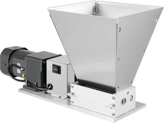 Kg/u roestvrijstalen molen, Elektrische graanmolen 220V, 60 W maalmachine met 4L trechter, 20kg/u roestvrijstalen molen voor granen, Inclusief 4