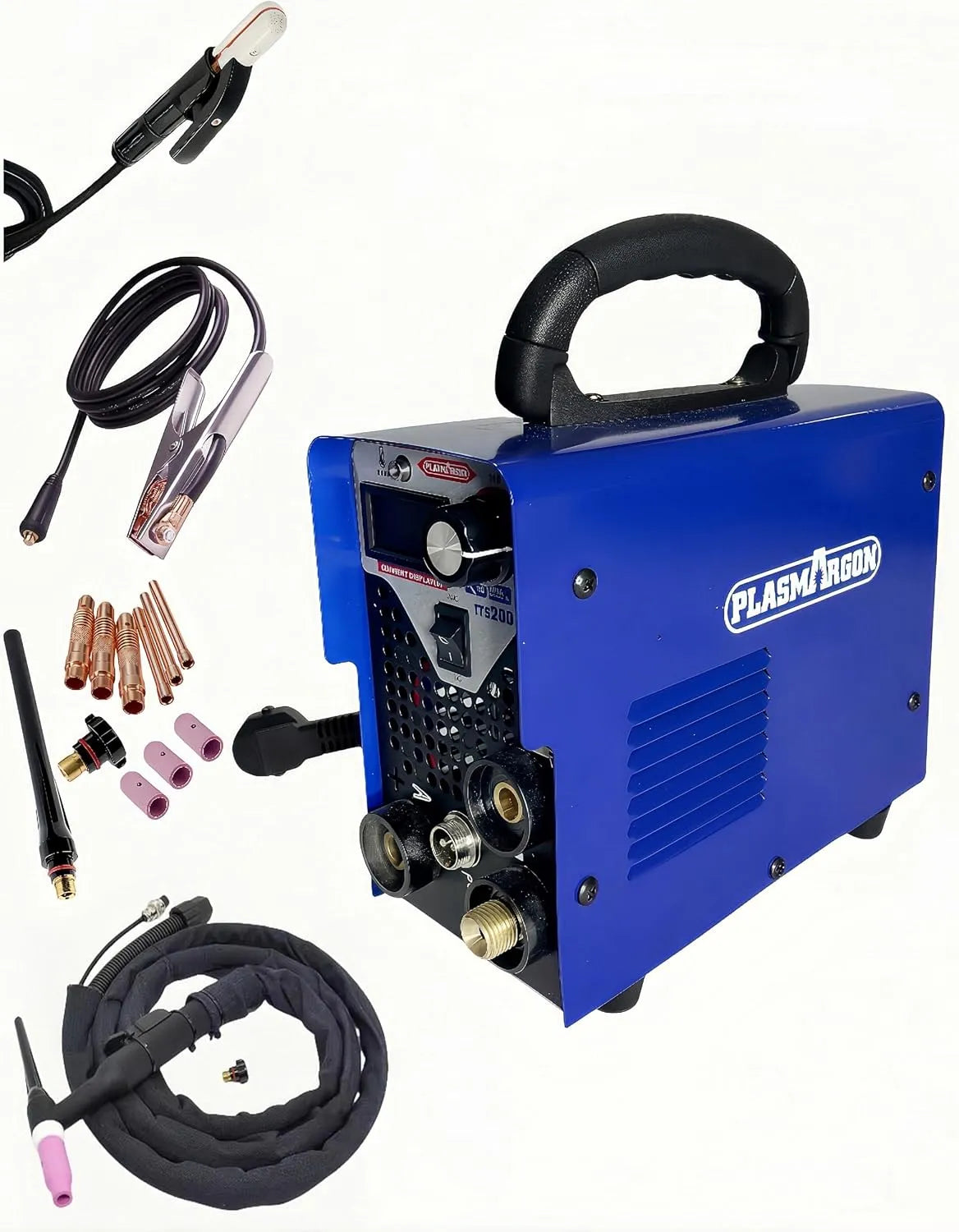 Lasapparaat, ITS-200, MMA/TIG, 2-in-1, 30 x 16 x 30 cm, 220 V, 10-200 A