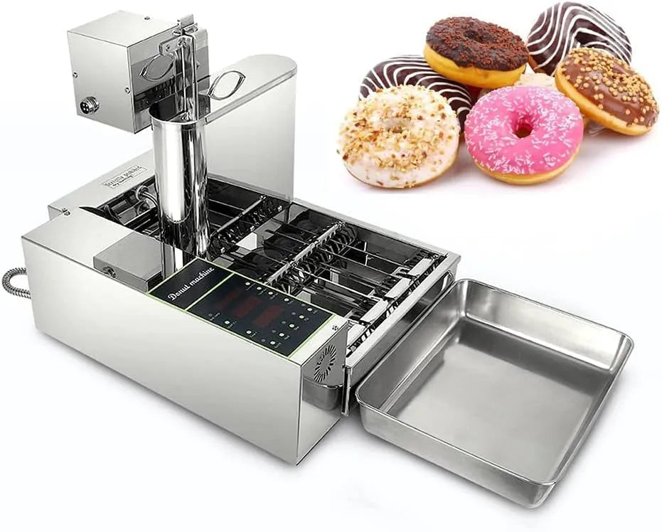 Donut Making Machine met 5.5L, 72 x 38,5 x 37,5 cm, 220V, 50HZ, 2000 W, 6L, 17KG en RVS