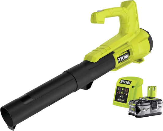 Bladblazer RY18BLA-140 met 18 V, 4,0 Ah en 1,5 A, max. snelheid blazer 145 km/u