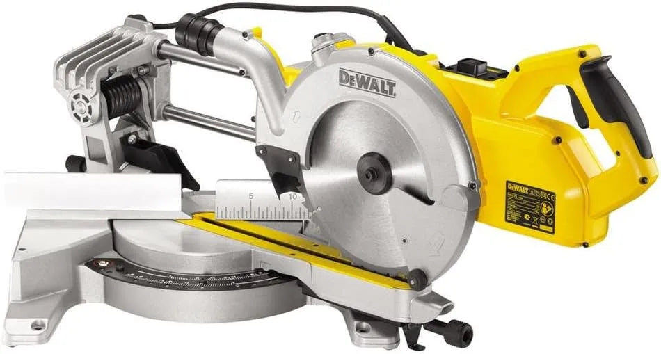 DeWalt zaag DWS778 met 250 x 30 mm, Bluetooth, draadloze werking, aluminium, zwart en geel