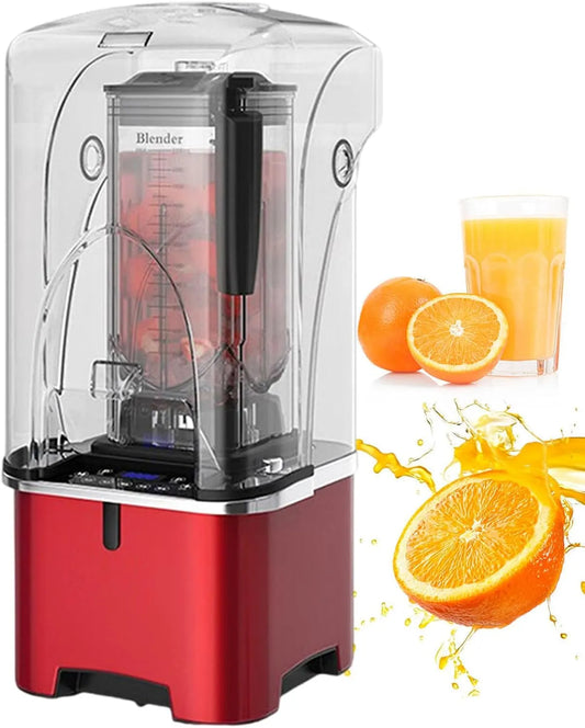 Blender met 2,2 L, 2200 W, 8 Snelheden, Timer, 5-10 seconden, 0-5 minuten, 5 mm en aanraakbediening