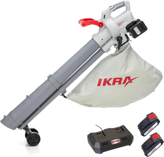 Bladblazer met 20 V, 3-in-1 en compact ontwerp, IKRA 3-in-1 bladblazer bladzuiger IALS 2-20
