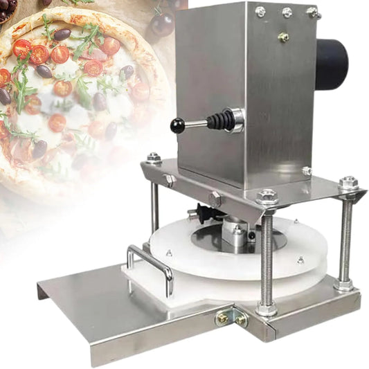 Pizzadough Press Machine, Elektrische Pizzadough Press Machine 8.6 inch, Dikte Verstelbare, CommerciëLe Elektrische Pizza Dough Press Machine