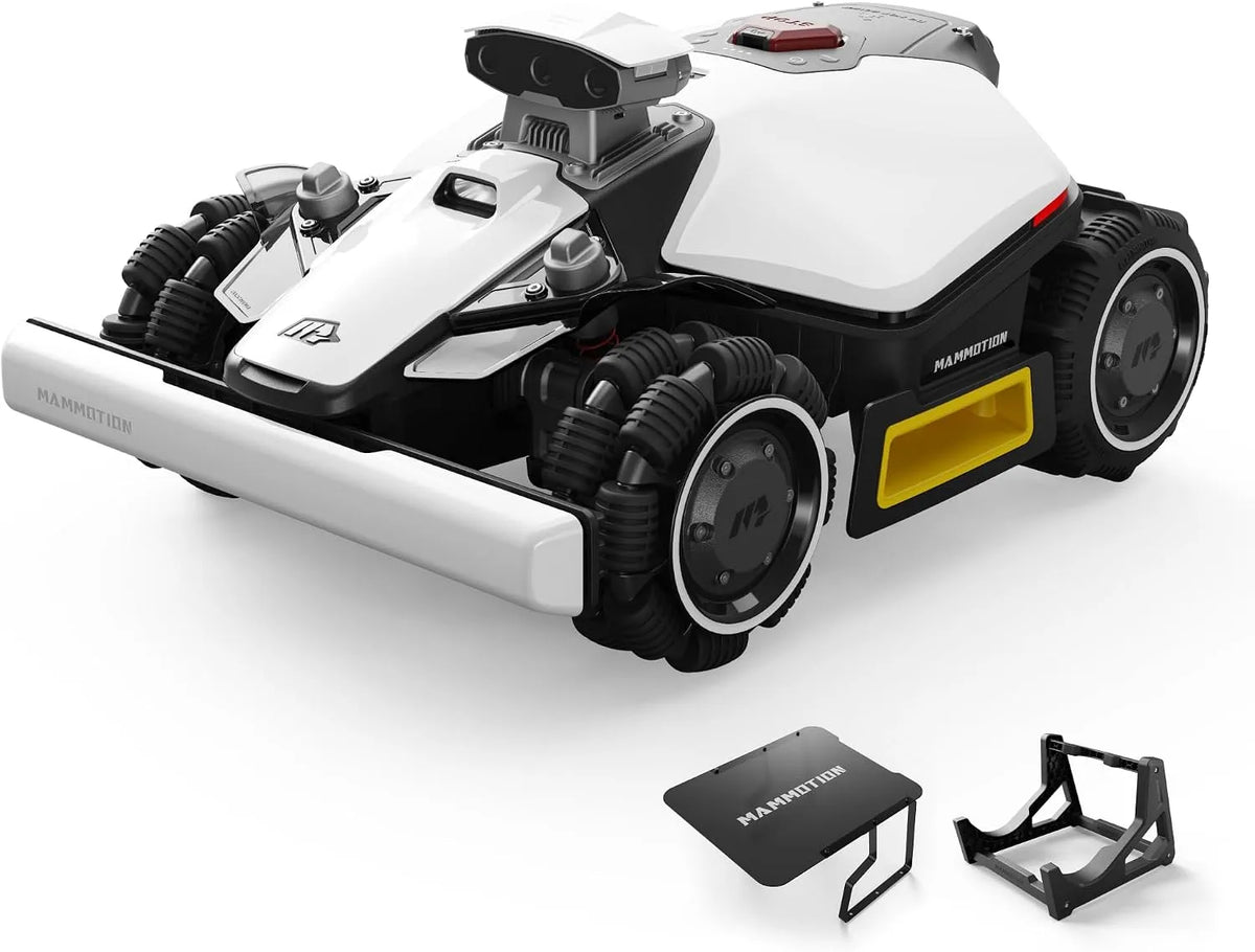 Robotmaaier met 2,5 x 2,5 cm, 88 W, 150 minuten, 140 m2 en 58 dB