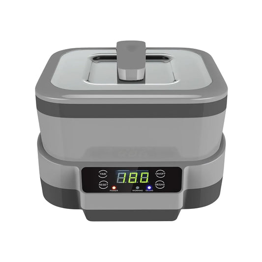 Ultrasoonreiniger met 1,2 l, 8 minuten, digitaal display en RVS