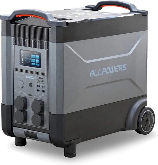 Draagbaar powerstation, R4000, 3456 Wh, 4000 W, 6000 W, 1,2 uur, 3000 W